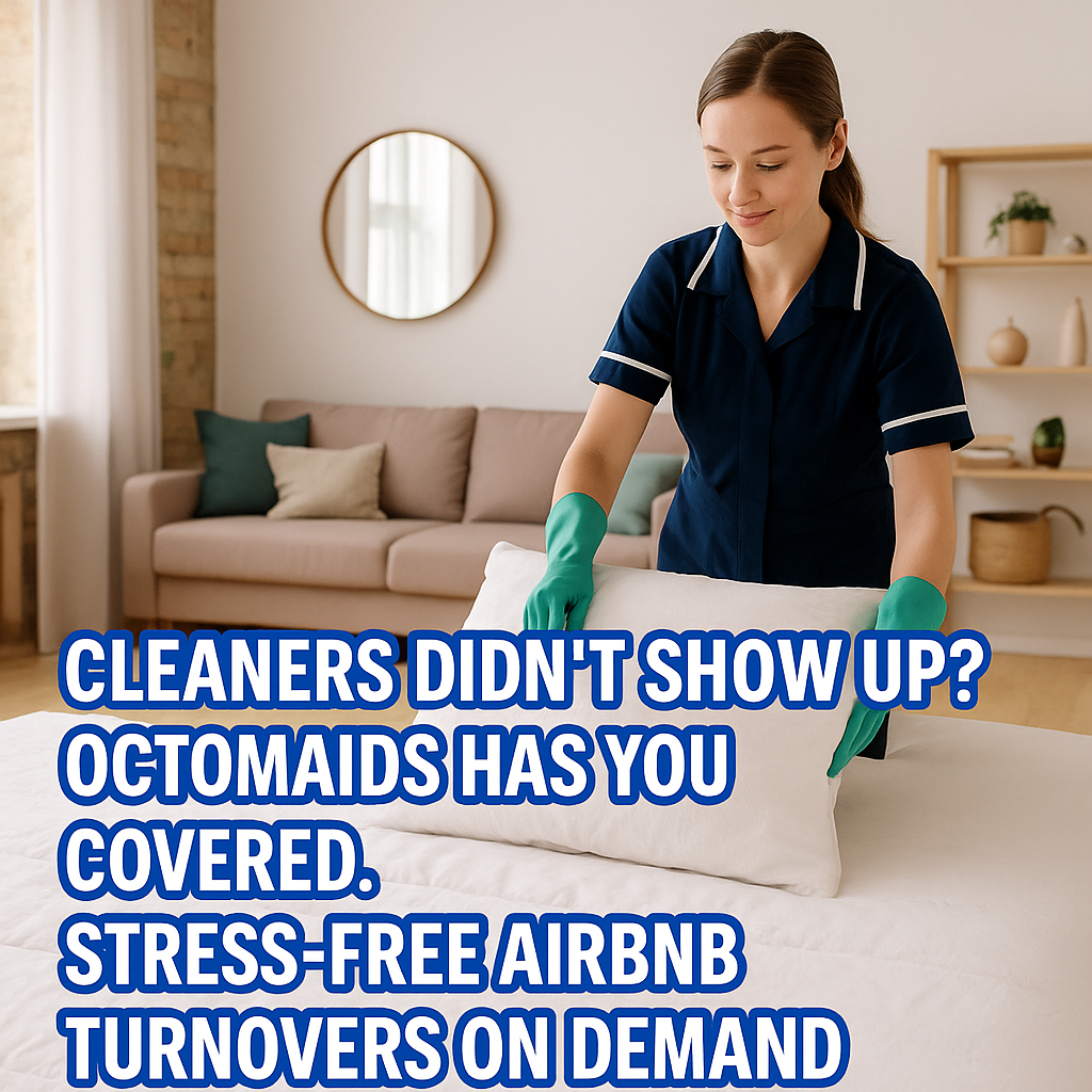 Cleaners Didn’t Show Up? Octomaids Saves Your Airbnb Turnover (Fast, Reliable Service)