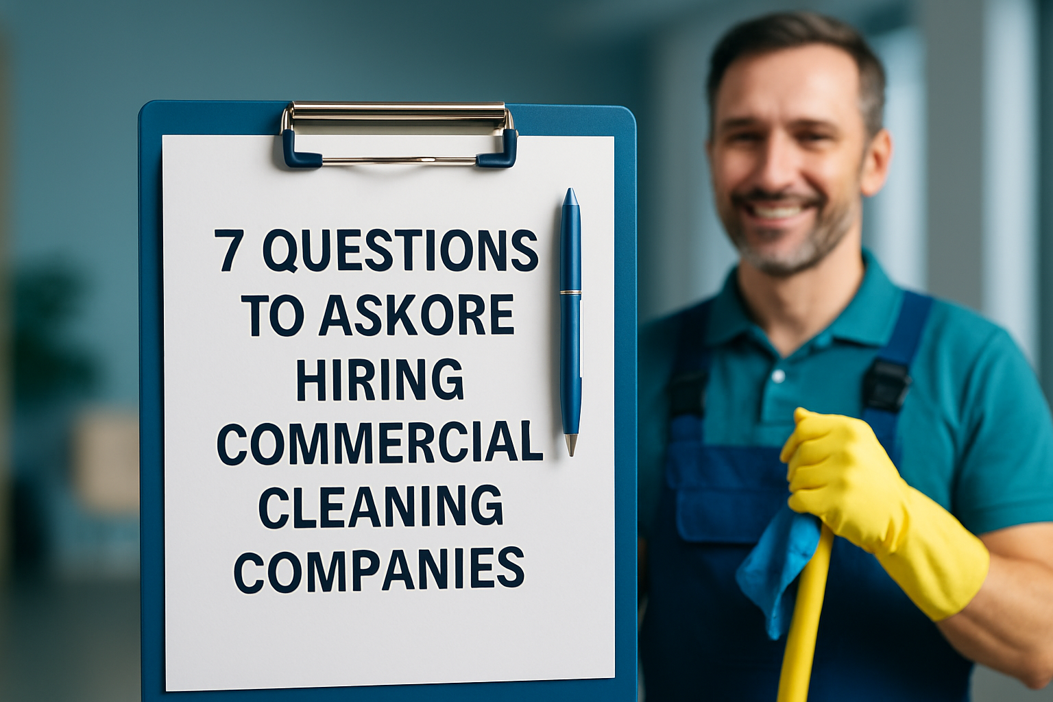 7 Questions to Ask Before Hiring Commercial Cleaning Companies for Your Business