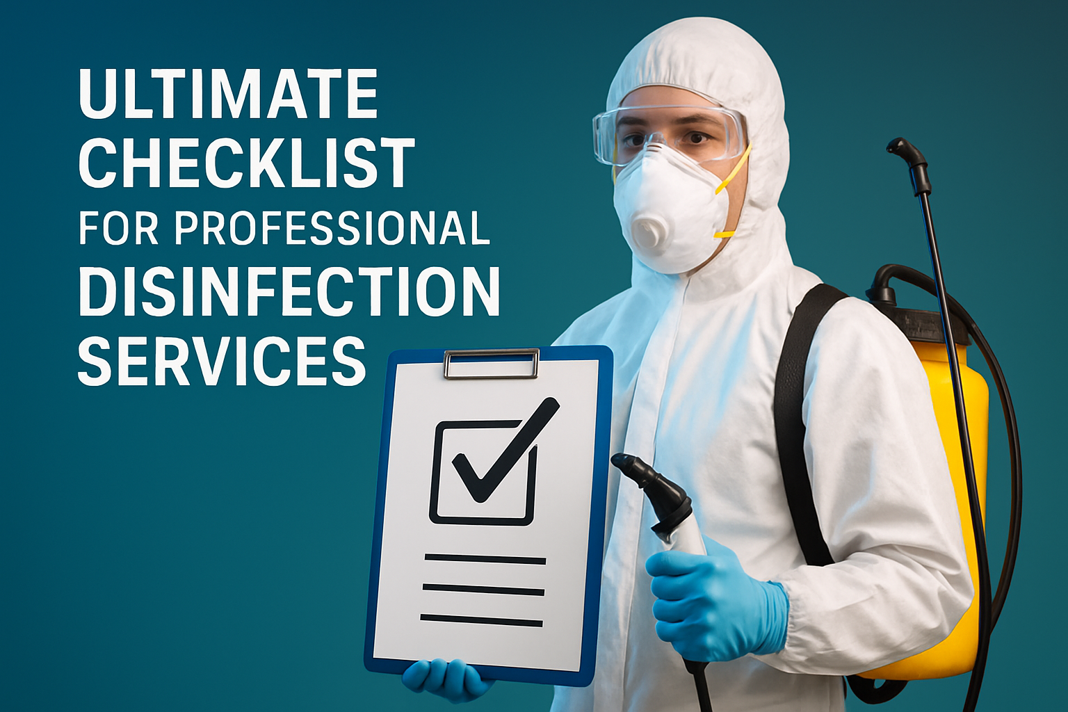 The Ultimate Checklist for Professional Disinfection Services: Protecting High-Risk Spaces in 2025