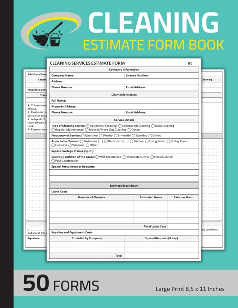house cleaning estimate cost