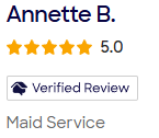 Annette B. 5-Star Review for House Cleaning by Octomaids