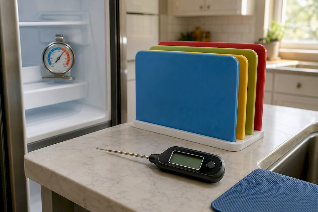 Kitchen sanitation tools for seniors
