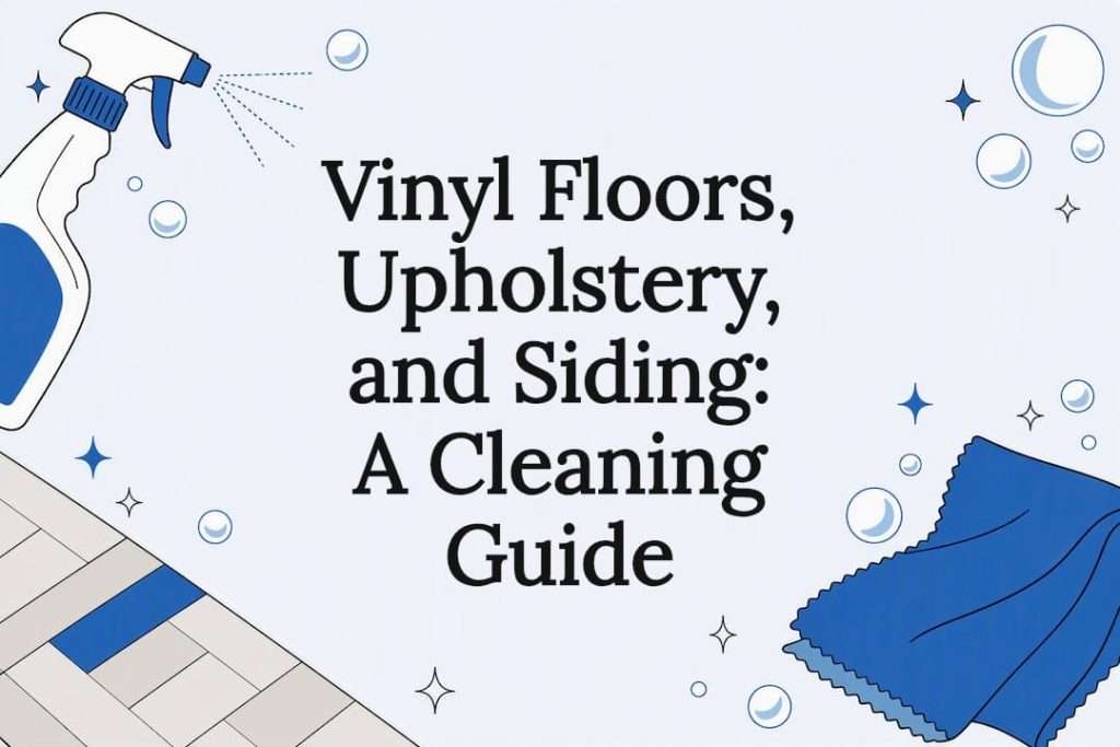 Decorative title card illustration for cleaning guide