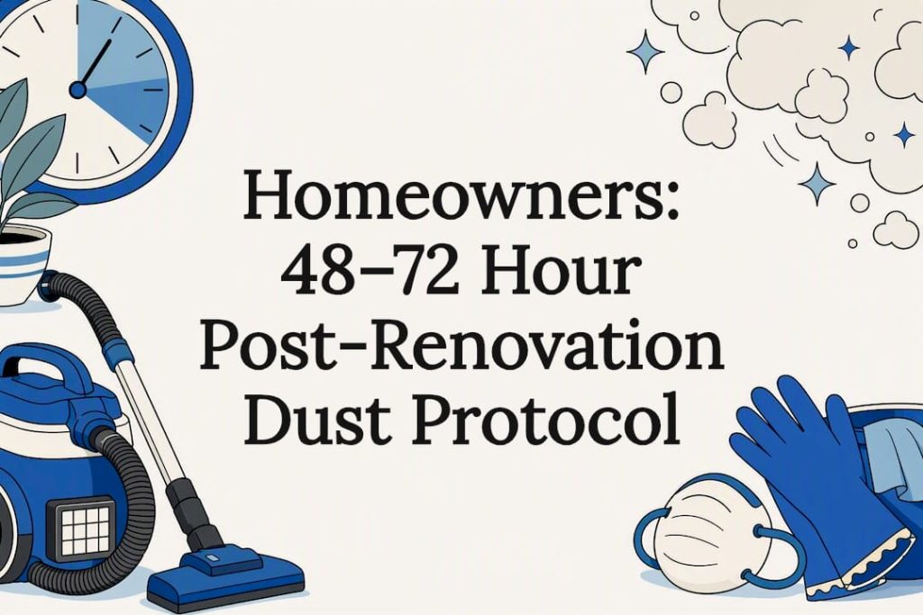 Post-renovation dust protocol title card