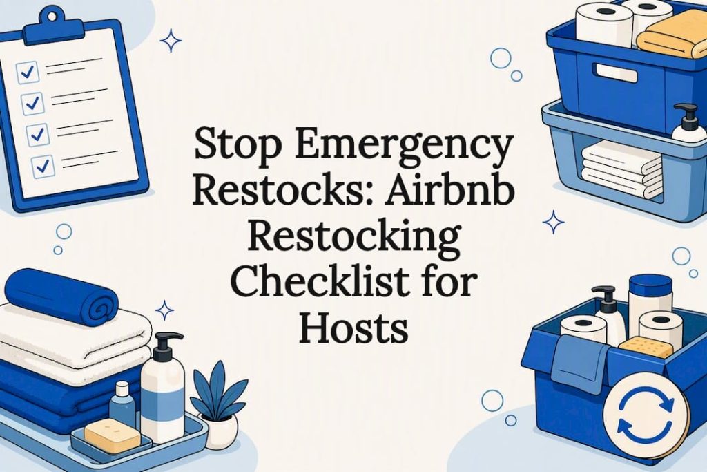 Airbnb restocking checklist title card