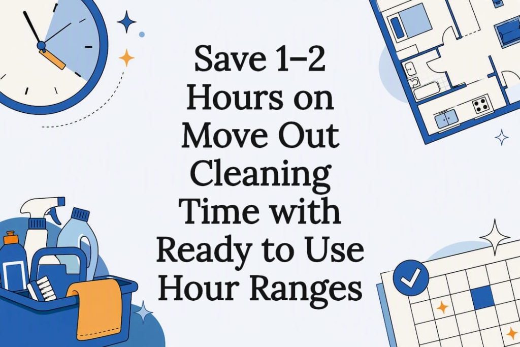 Move-out cleaning time range title card