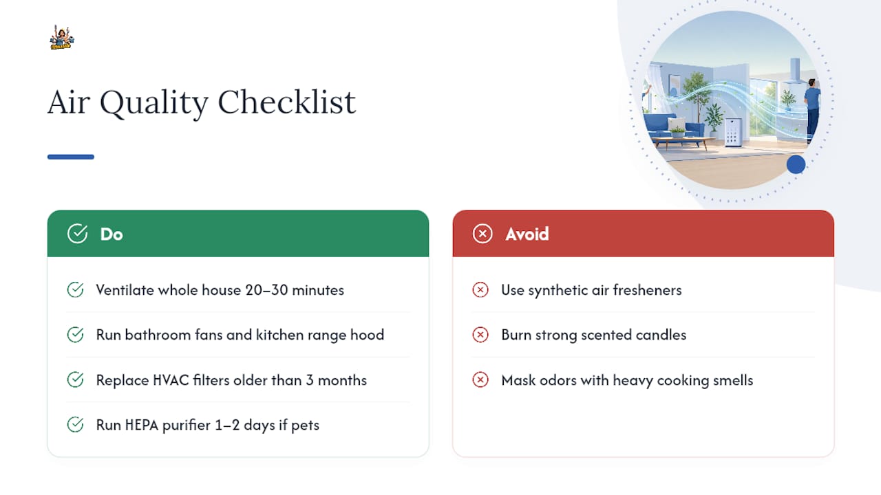 What Should Your Air Quality and Ventilation Checklist Include? — overview diagram