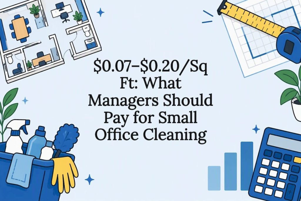 Small office cleaning pricing title card