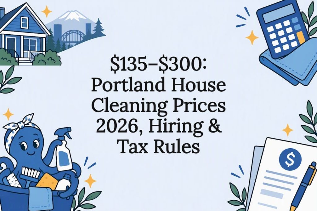 Decorative Portland cleaning prices title card