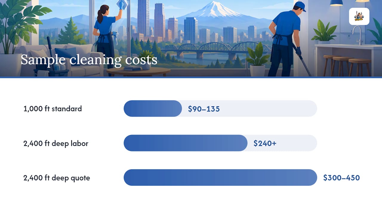 Hourly versus flat-rate cleaning comparison