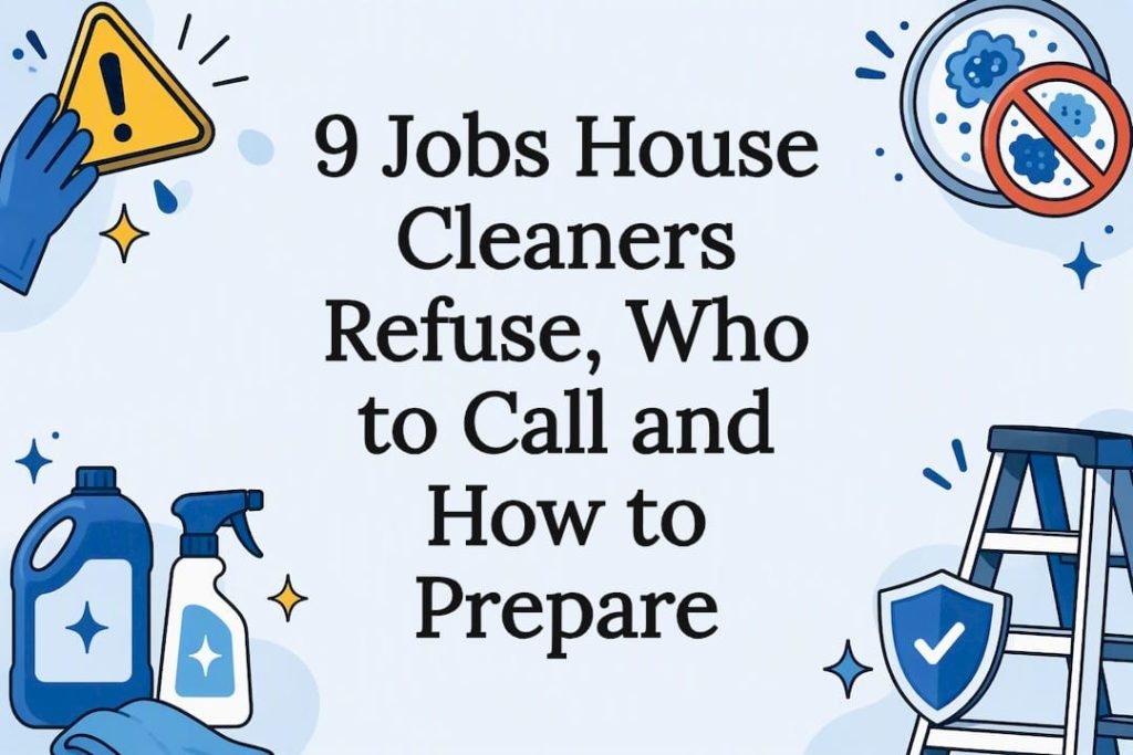 Cleaning safety boundaries title card illustration