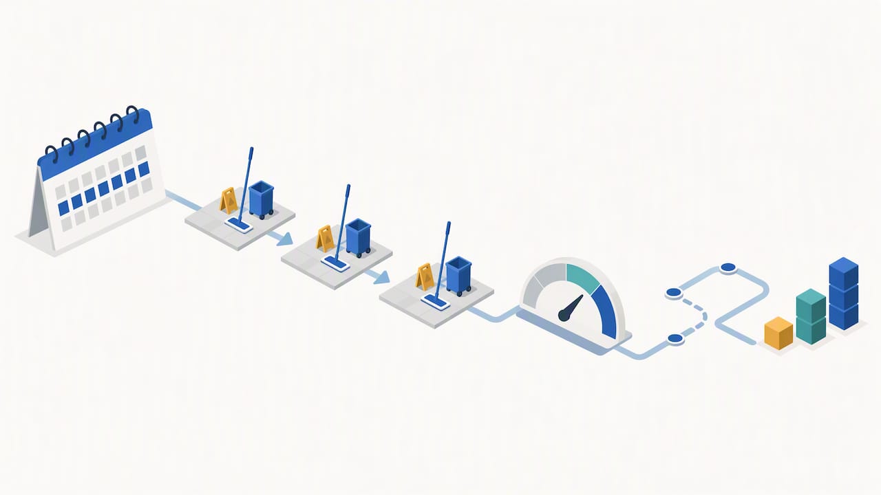 Four to eight week cleaning pilot process