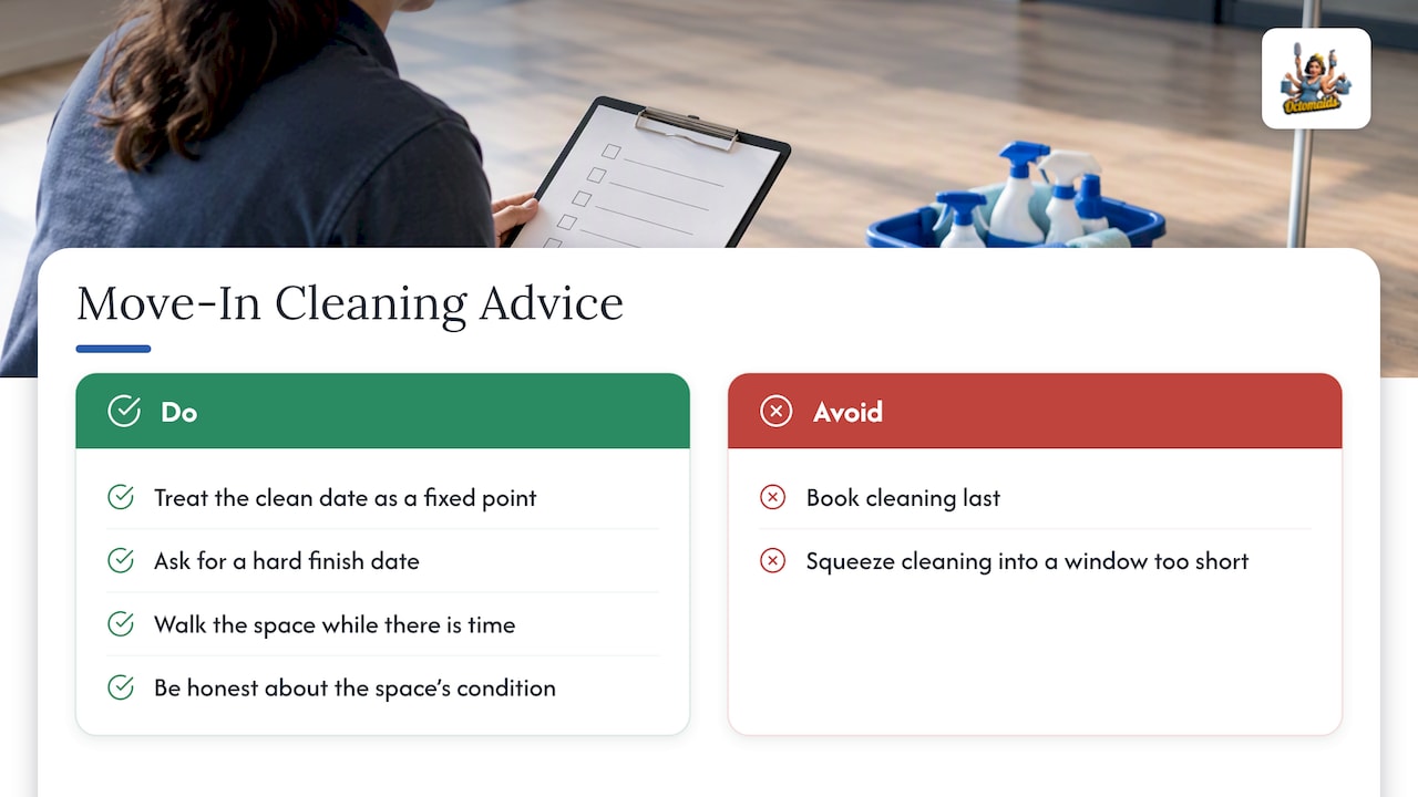 Our perspective on office move-in cleaning — overview diagram