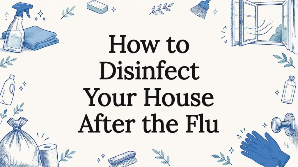 Hand-drawn flu cleanup title card