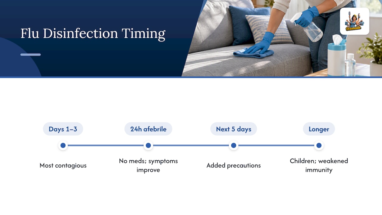 Flu contagiousness and recovery timeline