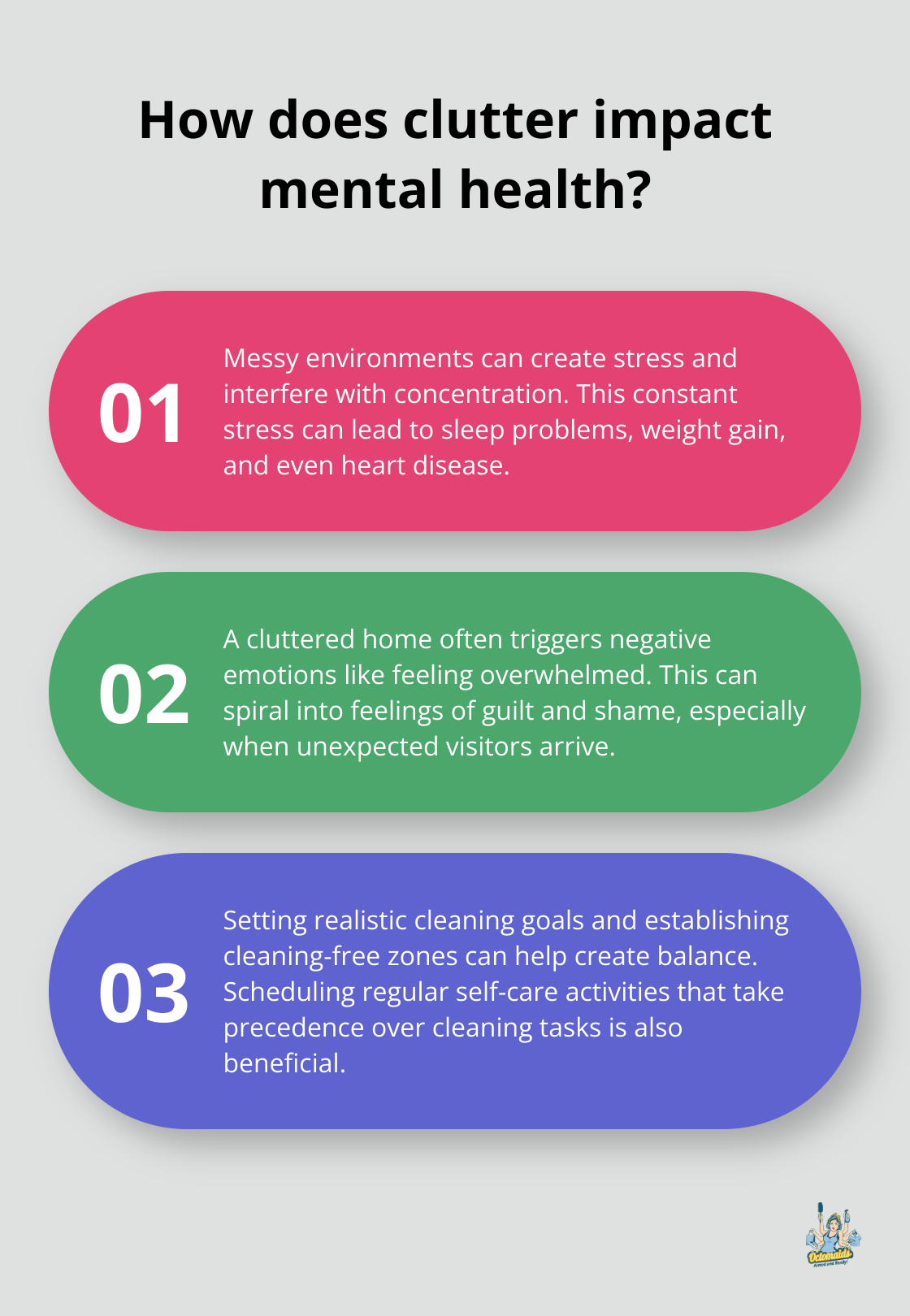 Infographic: How does clutter impact mental health?